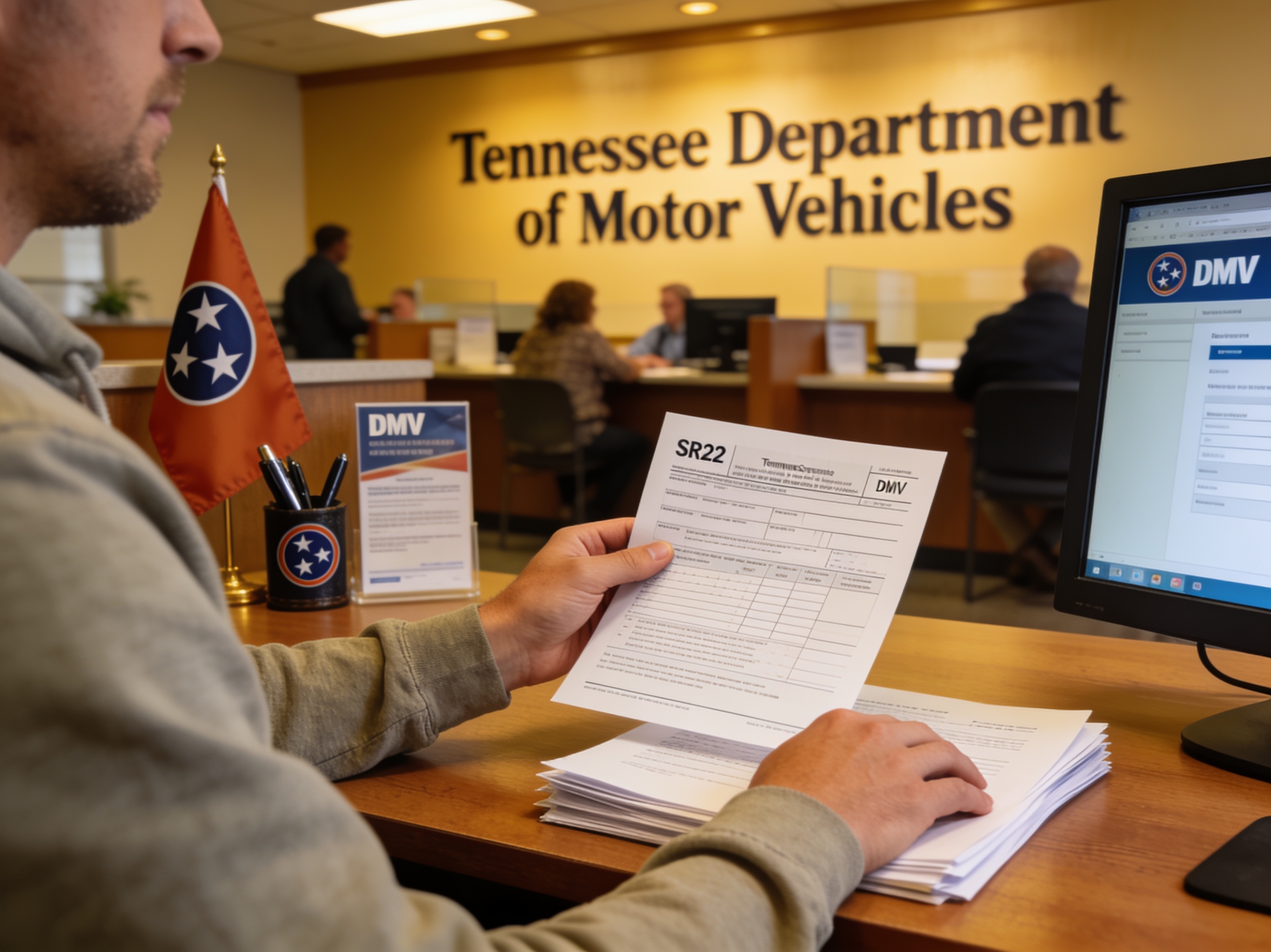 Filing An SR22 Form With The Tennessee DMV From Nashville